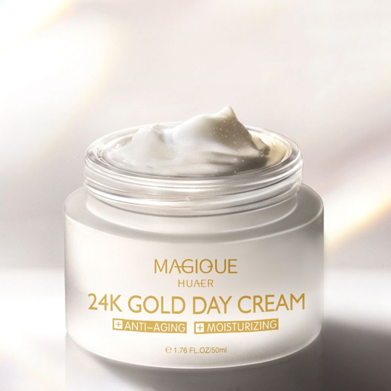 24K gold day cream