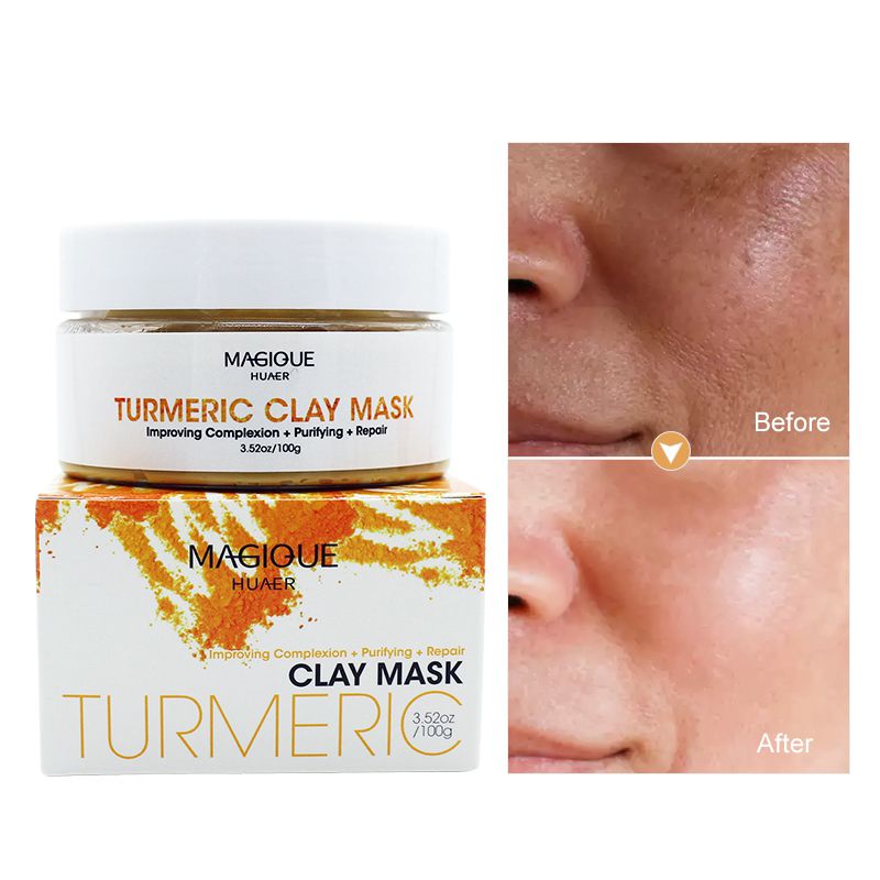 Turmeric clay mask